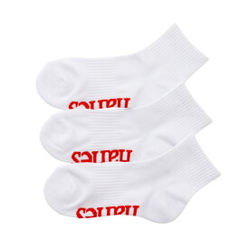 【公式】ヘインズ Hanes 3足組 クォーターレングスソックス【つま先・踵パイル】25FW ヘインズ(HMSCB201)