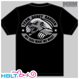 ミリタリー Tシャツ MSM ミルスペックモンキー Honey Badger /MIL-SPEC MONKEY サバゲー