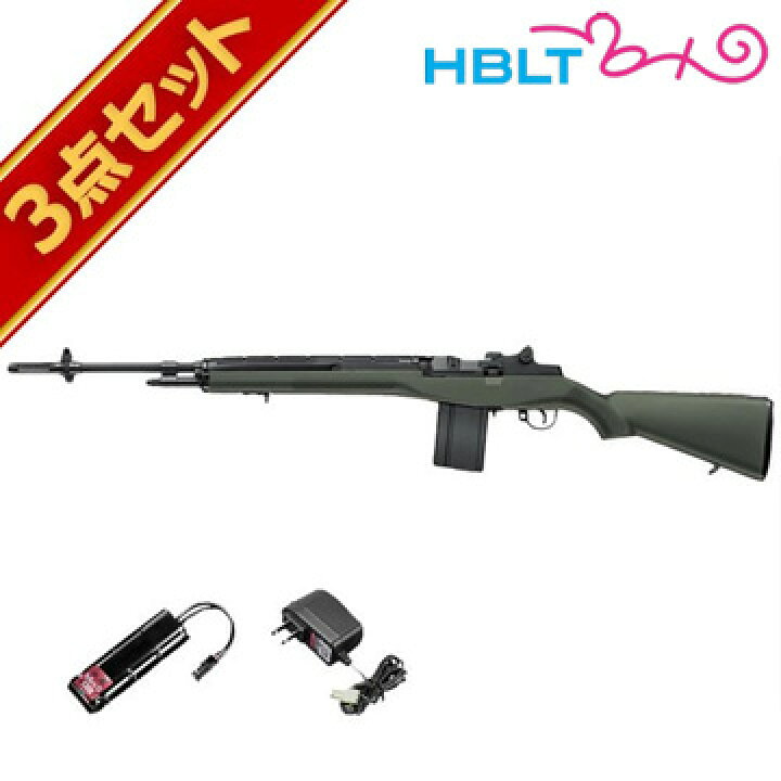 楽天市場】フルセット 東京マルイ USライフル M14 ファイバータイプOD 