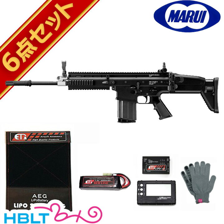 楽天市場】東京マルイ FN SCAR-H Mk17 Black 次世代電動ガン LiPo 
