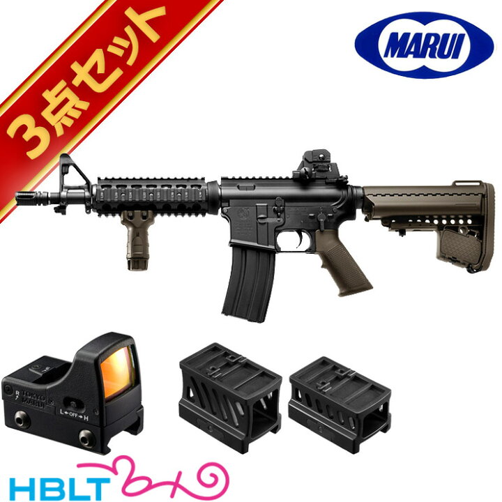 楽天市場】東京マルイ Colt M4 CQB−R FDE ドットサイト セット ( 次 
