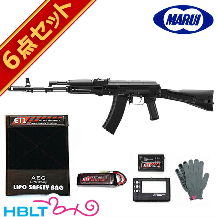 楽天市場】東京マルイ AK74MN 次世代電動ガン リポバッテリー フル 