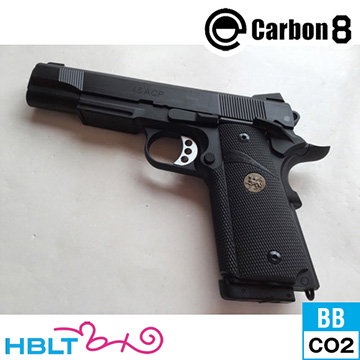 18歳以上 Carbon8 M45 CQP Model .45 Close Quarter Pistol ブラック（CO2ブローバック本体） /カーボネイト カーボネイト 純正オプション CDX 炭酸ガス 二酸化炭素