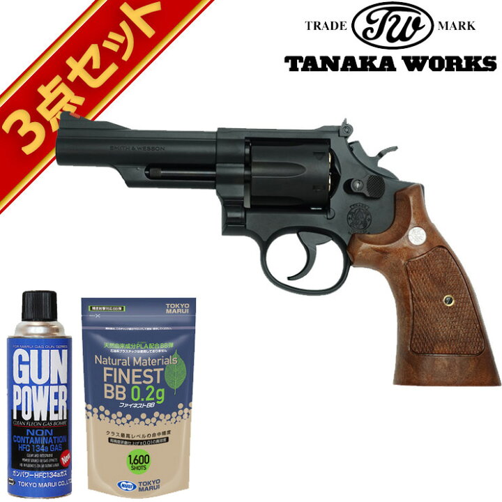 楽天市場】タナカワークス S&W M19 コンバット マグナム Ver3 4inch HW 