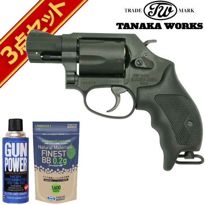 楽天市場】S&W M360J SAKURA .38special HW ブラック 1-7/8インチ 