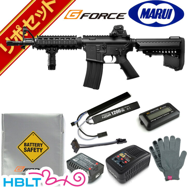 楽天市場】東京マルイ M4 CQB-R Black 次世代電動ガン G-FORCE リポ 