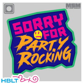 ミルスペックモンキー パッチ SORRY FOR PARTY ROCKING（PVC） /MIL-SPEC MONKEY MSM ベルクロ ワッペン Joke ジョーク MORALE PATCH