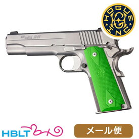 ホーグ ラバーグリップ ガバメント M1911（セパレート ゾンビグリーン）｜45015 メール便 対応商品 /Hogue コルトGM 45オート 1911 Auto ポスト投函 ネコポス ゆうパケット