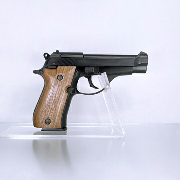 楽天市場】マルシン M84 強化版 木グリ付き ABS ブラック（発火式 
