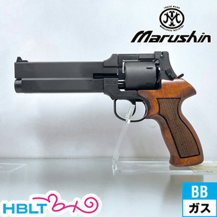 楽天市場】マルシン マテバ Xカート 木製グリップ HW ブラック 6インチ 