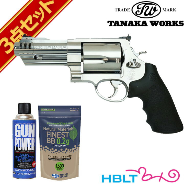 楽天市場】タナカワークス S&W M500 Ver.2 ステンレス フィニッシュ 3+ 