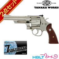 タナカワークス S&W M27 “The .357 Magnum” ABS ニッケルフィニッシュ 5 インチ 発火式モデルガン キャ…