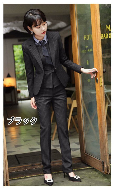 楽天市場】4点セット スーツセット セットアップ スーツ レディース  