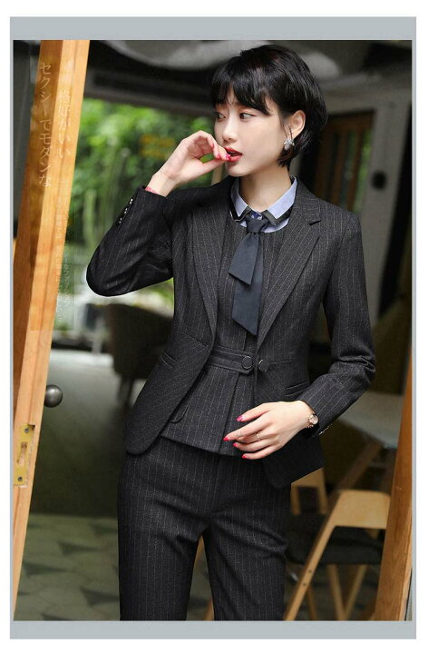 楽天市場】4点セット スーツセット セットアップ スーツ レディース  