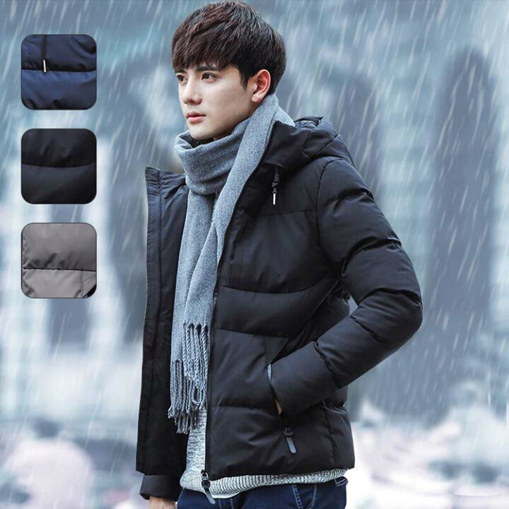 楽天市場 メンズ ダウンジャケット フード付き メンズコート 中綿 ジャケット 細身 アウター ジャケット ファッション ダウンコート おしゃれ 大きいサイズ アウタージャケット マウンテン パーカー 保温 冬服 防寒対策 防風 カジュアルジャケット Luckland