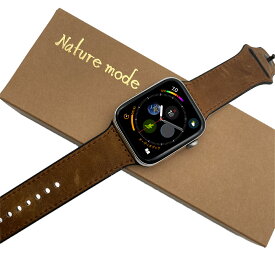 Nature mode Apple watch バンド スウェード生地 ブラウン アップルウォッチバンド ベルト 6/5/4/3/2/1/SE