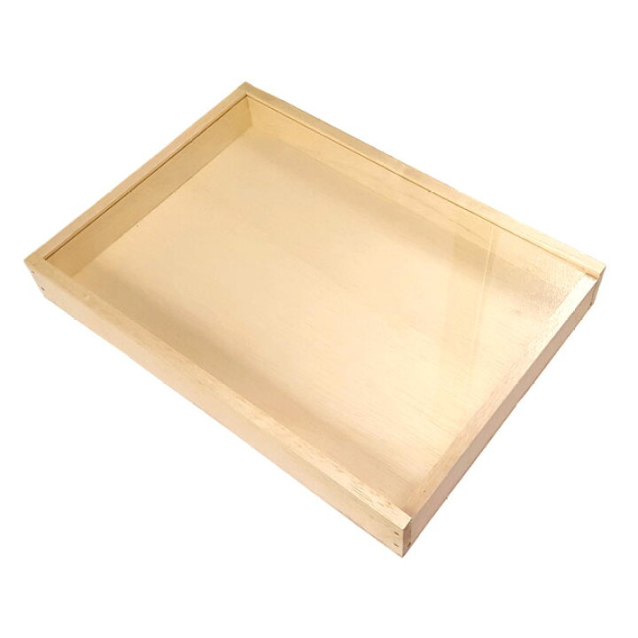 楽天市場 完成品 標本箱大 幅463 奥行325 高さ60mm きたやまオリジナル 自由研究 ディスプレイ 昆虫採集 貝殻採集 ホームセンター きたやま楽天市場店