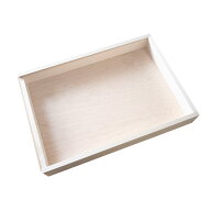 標本箱大 完成品 木製 幅450×奥行320×高さ60mm 自由研究 昆虫採集 貝殻採集 ディスプレイ