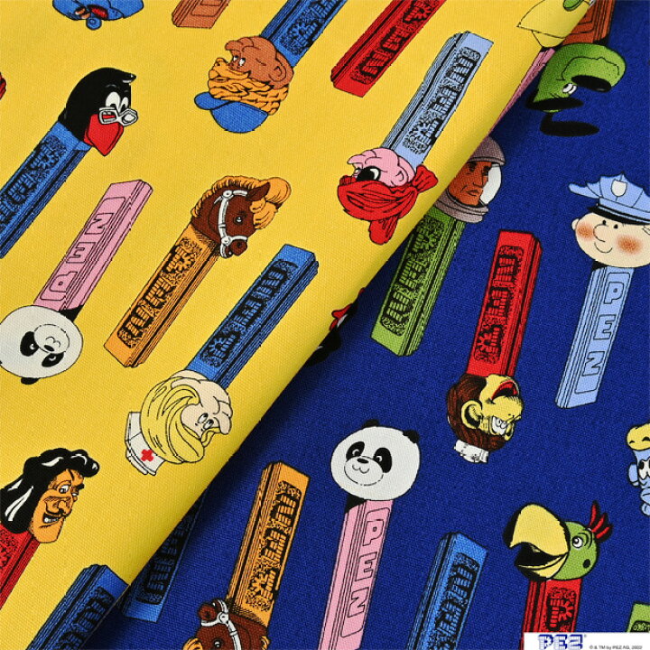 楽天市場 数量5個から承ります Pez ペッツ オールド柄 オックス生地 約110cm幅 10cm単位計り売り コットン プリント お菓子 おもちゃ アメトイ レトロ パッケージ 雑貨 手芸 手作り ハンドメイド Craft Navi