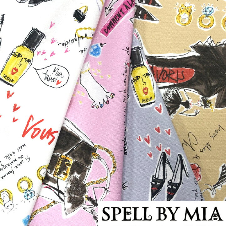 楽天市場】SPELL BY MIA カワグチミヤコ バッグ＆ヒール柄 オックス 