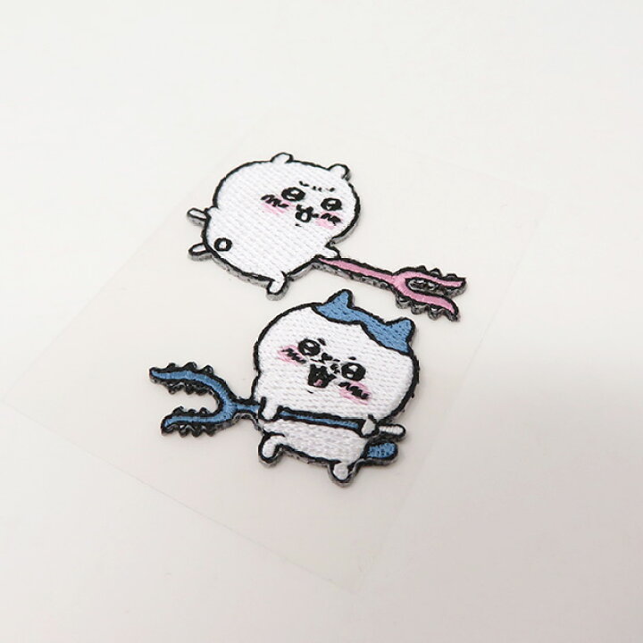 楽天市場 ちいかわ 刺繍ミニワッペンセット ヤーッ アイロン接着 シール両用タイプ ぷちぷんと ワッペン アップリケ キャラクター ナガノ アイロン 刺繍 キャラクター 通園 通学 入園 入学 ハンドメイド 手芸 手作り Craft Navi