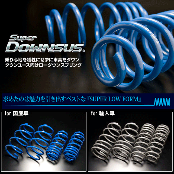 楽天市場】ESPELIR(エスペリア) SUPER DOWNSUS 1台分セット 品番