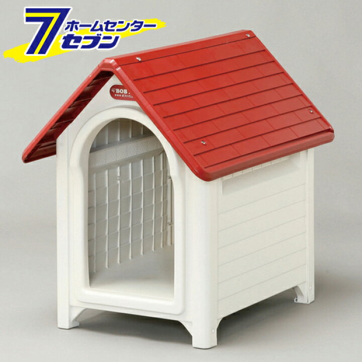 楽天市場】ボブハウスM レッド/オフホワイト M アイリスオーヤマ [犬 
