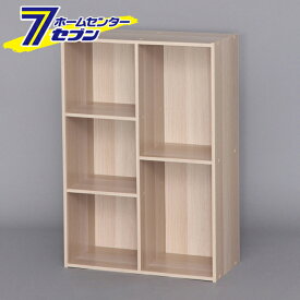 【送料無料】 CBボックス 2列コンビ ナチュラル CX-23C アイリスオーヤマ [カラーボックス 本棚 書棚 収納 キッチン リビング]