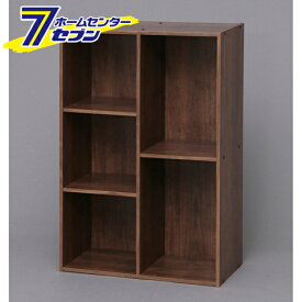CBボックス 2列コンビ ブラウン CX-23C アイリスオーヤマ [カラーボックス 本棚 書棚 収納 キッチン リビング]