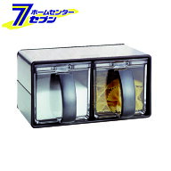 Nフォルマ ステンレス2 ブラック アスベル ASVEL [調味料入れ 調味料容器 塩入れ 砂糖入れ テーブルウェ…