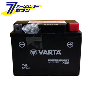 VARTA AGM �o�b�e���[ �o�C�N�p TX4L �t����[�d�ς�[���^ �����e�i���X�t���[ ���K�A���i]