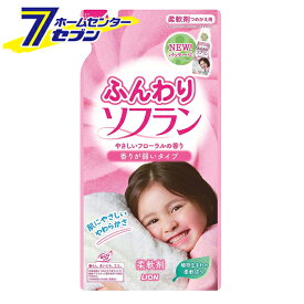 ふんわりソフラン やさしいフローラルの香り つめかえ用 500ml ライオン [液体洗剤 柔軟剤入り 洗濯洗剤 衣類用 洗たく]