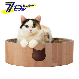 猫壱 バリバリボウル 猫柄 [猫用ベッド 爪とぎ]