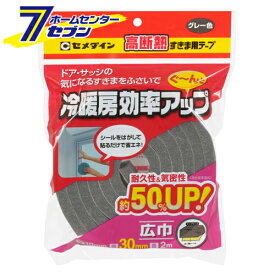 高断熱スキマ用テープグレー TP-523 10X30X2 セメダイン [梱包 保安 補修用品 テープ 補修]