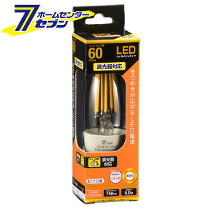 �I�[���d�@ LED�d�� �t�B�������g �V�����f���A�` E17 60�`���� ������Ή�06-3487 LDC6L-E17/D C6[LED�d���E����:LED�d���t�B�������g�^�C�v]
