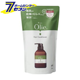 パックスオリー ヘアコンディショナー 詰替 400ml 太陽油脂 [Pax Olie ヘアケア リンス 弱酸性 自然派 詰め替え つめかえ]