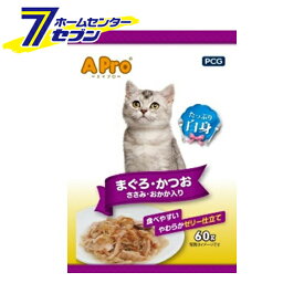 APro 猫 パウチ おかか 60g 森光商店 [ペットフード 猫用 キャットフード]