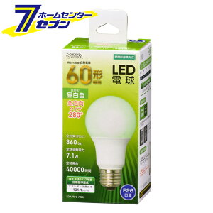 �I�[���d�@ LED�d�� E26 60�`���� �����F06-4458[LED�d���E����:LED�d����ʌ`]