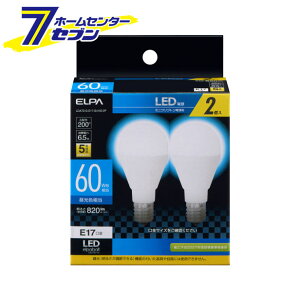 Gp LEDd 2Zbg ~jNvg` E17 dF LDA7D-G-E17-G4105-2P [60W` S820lm]