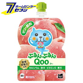 コカ・コーラ ミニッツメイド ぷるんぷるん Qoo もも 125g パウチ 【12本販売】 [コカコーラ ドリンク 飲料・ソフトドリンク ゼリー飲料]