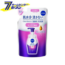 花王 ニベア クリアビューティー 弱酸性 泡洗顔 もっちり美肌 つめかえ用(130ml)【ケース販売：24個】 【ニベア】