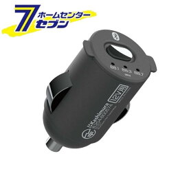 カシムラ Bluetooth FMトランスミッター コンパクト KD231 [カー用品 オーディオ 音楽再生 ハンズフリー通話 ブルートゥース]