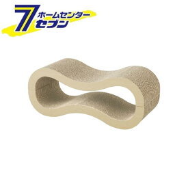 アイリスオーヤマ モチーフ爪とぎ ベッドタイプ ナチュラル P-MTBD-60 [爪研ぎ 猫 段ボール ダンボール ウェーブ 波型 おしゃれ IRIS ]