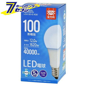 �I�[���d�@ LED�d�� E26 100�`���� �����F [�i��]06-3676 LDA13D-G AG6 [LED�d�� ���� LED�d����ʌ` ���`���Ή� �S���� 5�N�ۏ� �ȃG�l E26 100�` 100���b�g�` 100W�`]