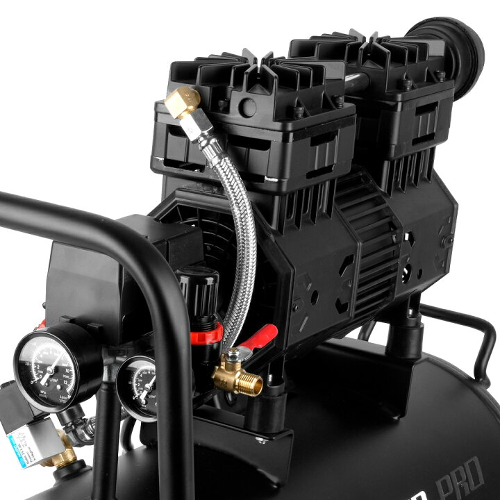 楽天市場】静音 オイル レスコンプレッサー (30L) AMP-30 （個人宅配可 