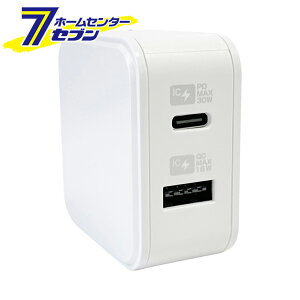 ԗp AC/USB A{C PD30W  o[Vu zCg AC048 [[d ^ ACvO JV]