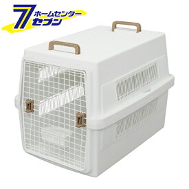大型犬 エアトラベルキャリー Lサイズ 〜35kg ホワイト ATC-870 [飛行機可 防災 ペット 同行避難 アイリスオーヤマ]