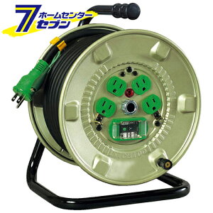 �d�H�h���� �R�[�h���[�� 100V �����^ �R�d�ی��p�u���[�J�[�t 30m ���{�� H-NNP-EB34 [�d�C�H�� �d���H�� �P��100V �����p �R�d�ی�u���[�J�[ ����]