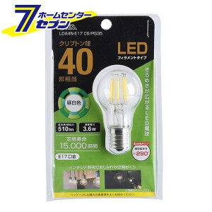 LED�t�B�������g�^�C�v�N���v�g���� E17 40�`���� �����F �i�i�ԁj06-3883 LDA4N-E17 C6/PS35 [LED�d���E����:LED�d���t�B�������g�^�C�v �I�[���d�@]