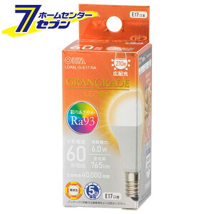 LED�d�� ���`E17 60�`���� �d���F �i�i�ԁj06-5563 LDA6L-G-E17 RA [LED�d���E����:LED�d�����`�E�~�j�N���v�g���` �I�[���d�@]